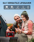 Car Emergency Starter & Air Compressor | 2-in-1 Lifesaver for Your Car | Instant Jump Start + Rapid Tire Inflation